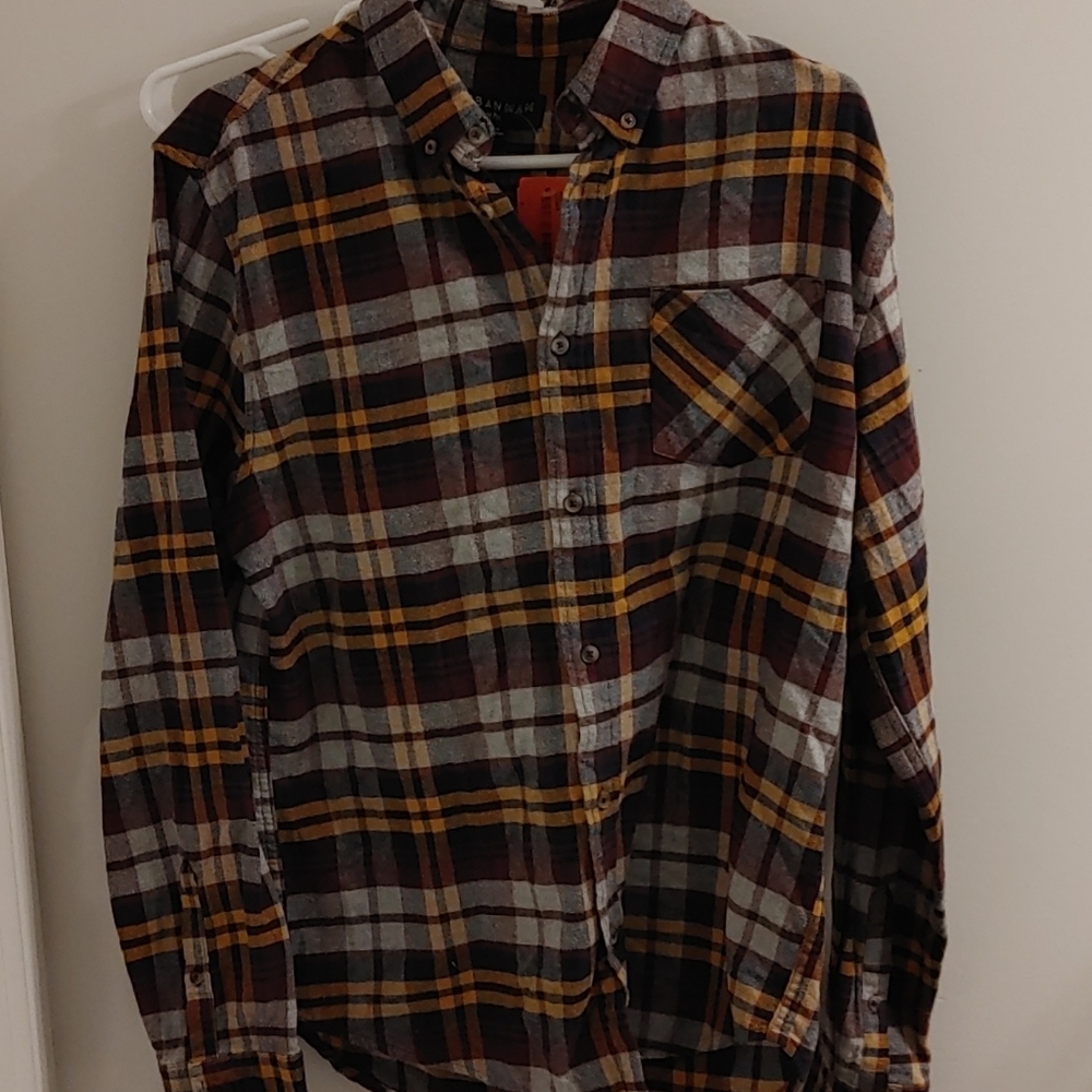 Men's plaid shirt